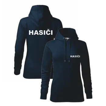 Pánská mikina ON-DESIGN Tmavě modrá dámská mikina pro hasiče Velikost: XS, Umístění potisku: levé prso + zadní část, Barva potisku: reflexní