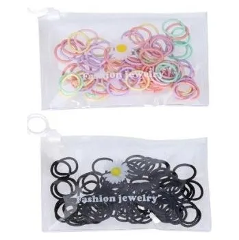 Vlasový doplněk - gumička 80 ks, průměr 2 cm [A]