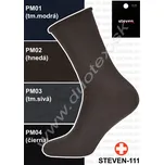 STEVEN Pánské ponožky Steven-111 Barva: PM04-čierna, Velikost: 41-43(27-28)