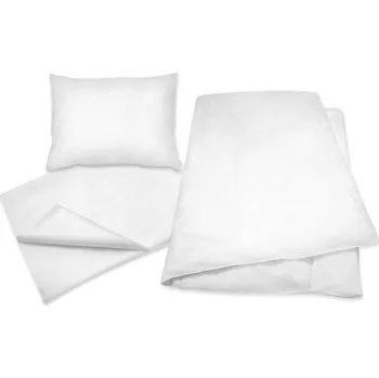Povlečení 2P SERVIS Ložní souprava jednorázová 140x240 - 140x200 - 70x90cm 19g/m2 bílá 140x240/140x200/70x90 cm 100% Polypropylen