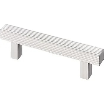 Nábytkové kování Hettich Modern Nábytkové madlo, 136 × 32 mm, hliník, matná bílá 9343870