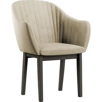 Jídelní židle Jídelní židle FELIX | 60 cm | béžová | černé nohy