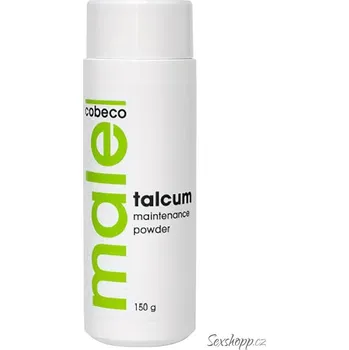 Čisticí prostředek na erotické pomůcky Ošetřující pudr Male Talcum Maintenance Powder, 150 g