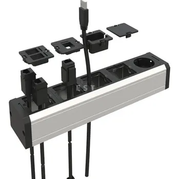 Organizér kabelů ASA 56001000029 Modul Keystone VERSAPRO CAT6A FTP, černý