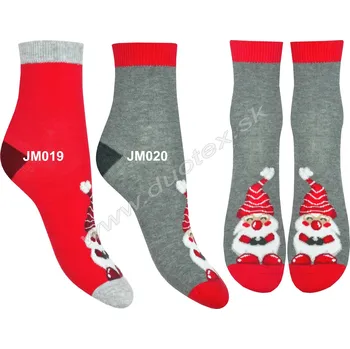 STEVEN Vánoční ponožky Steven-014V-019 Barva: JM020-sivá, Velikost: 32-34(21-22)