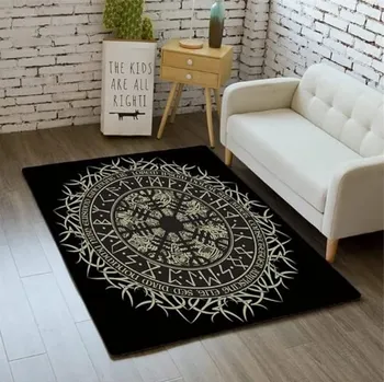 Koberec Koberec 50 x 80 cm - Helm of Awe, severské runy