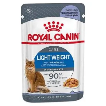 Krmivo pro kočku 12 x Royal Canin kapsička Light Weight Care in Jelly 85 g