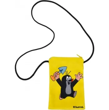 Peněženka Taštička na krk s Krtkem žlutá