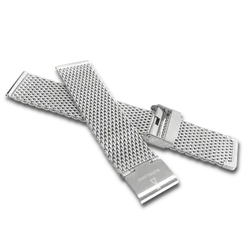 Řemínek na hodinky Kovový tah MESH NORRLAND LAVVU LSM0230 Silver - 20 mm