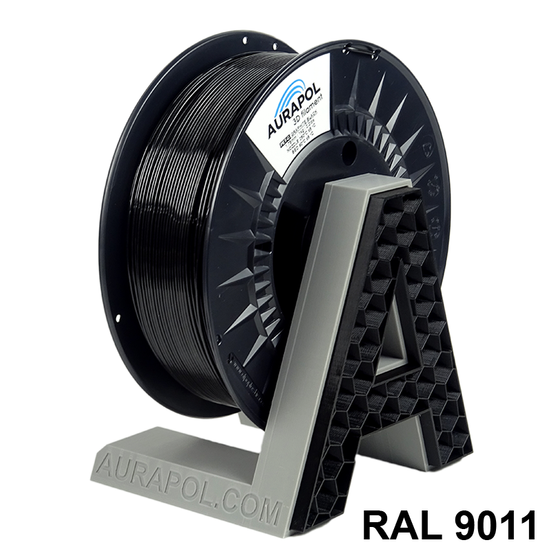 AURAPOL PET-G Filament Graphite black 1 kg 1,75 mm