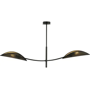 Emibig Lotus stropní světlo 2x10 W černá-zlatá 1106/2
