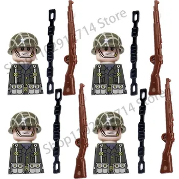 ostatní stavebnice Vojenská stavebnice raketové dělostřelectvo, figurky | styl lego - 074 kanadská armáda