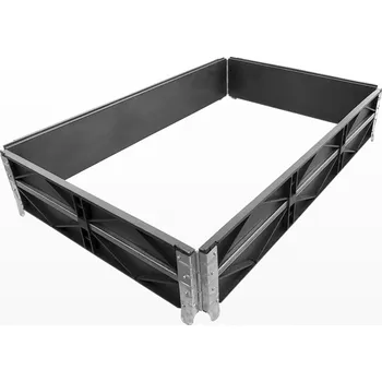 paleta Plastová paletová ohrádka 4 panty, 121 x 81 x 20,5 cm