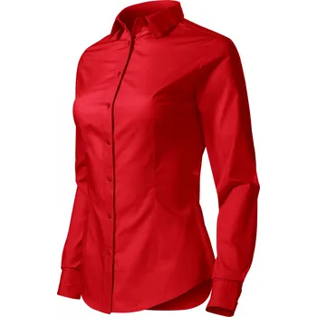 Dámská košile MALFINI Košile STYLE LS LADY, různé barvy Velikost L červené