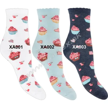 Dívčí oblečení STEVEN Dětské ponožky Steven-084G-001 Barva: XA001-biela, Velikost: 26-28(17-18)