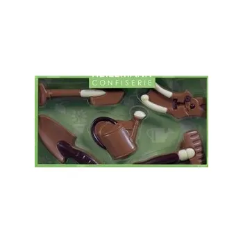 Cukrovinka Čokoládová dekorace - Zahradnický set (5 ks)