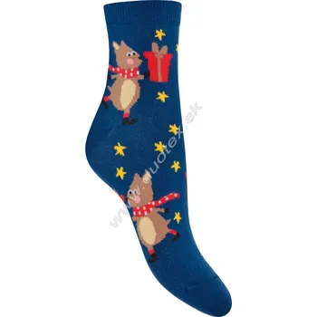 Dámské ponožky WOLA Vánoční ponožky w44.155-vz.864 Barva: B6R, Velikost: 33-35(22-23)