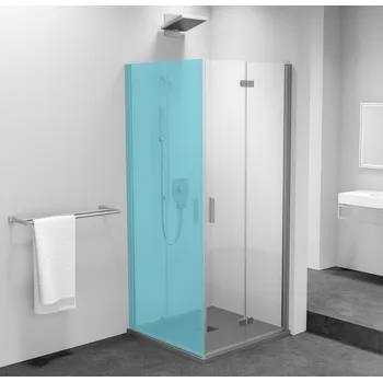 Sprchové dveře POLYSAN ZOOM sprchové dveře skládací 700mm, čiré sklo, pravé