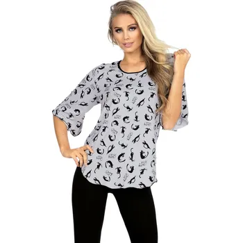 Dámské pyžamo Dámské pyžamo Hamana Kitty Set Barva: Černá, Velikost: XL