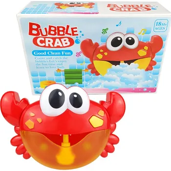 Bublinkový krab vyrábí bublinky pěnu ve vaně