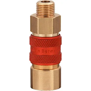 Lüdecke Rychlospojka Mini DN5 ESMK 1/8" vnější, červená