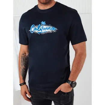 Pánské triko DSTREET TMAVĚ MODRÁ L