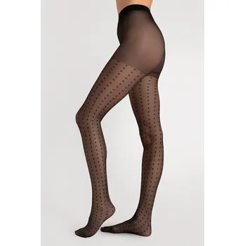 Dámské punčochy Silonkové punčocháče Fiore Charlize 15 DEN G6102 Barva: Černá, Velikost: 5-XL