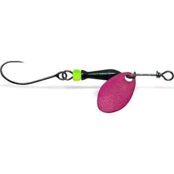 Umělá nástraha JigovkyCZ Třpytka Classic Barbless Fluo Pink (Black/Chartreuse Body) - 000