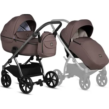 Kočárek TUTIS kombinovaný kočárek UNO5+ 2/1 Cocoa 159
