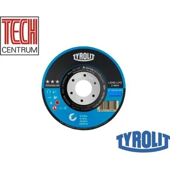 Brusný kotouč TYROLIT Kotouč brousící flex T27 150x7x22,2 OCEL ZA24SB80 LONGLIFE Z-MAX 34353686 (10ks) PREMIUM - 1 ks/ 164,19 Kč