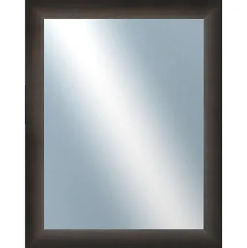 Zrcadlo DANTIK - Zarámované zrcadlo - rozměr s rámem cca 40x50 cm z lišty LEDVINKA tmavě hnědá (1442)