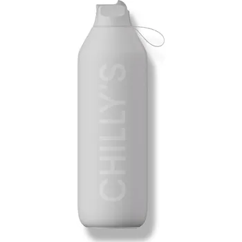 Láhev Termoláhev Chilly's Bottles - žulově šedá 1000ml, edice Series 2 Flip