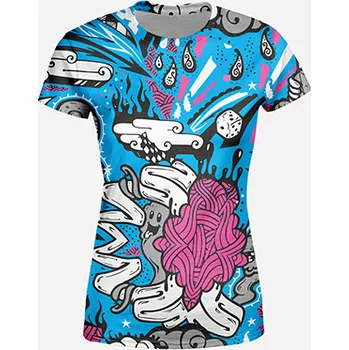 UTOPY Dámské sportovní tričko Toon Hype Velikost: 4XL