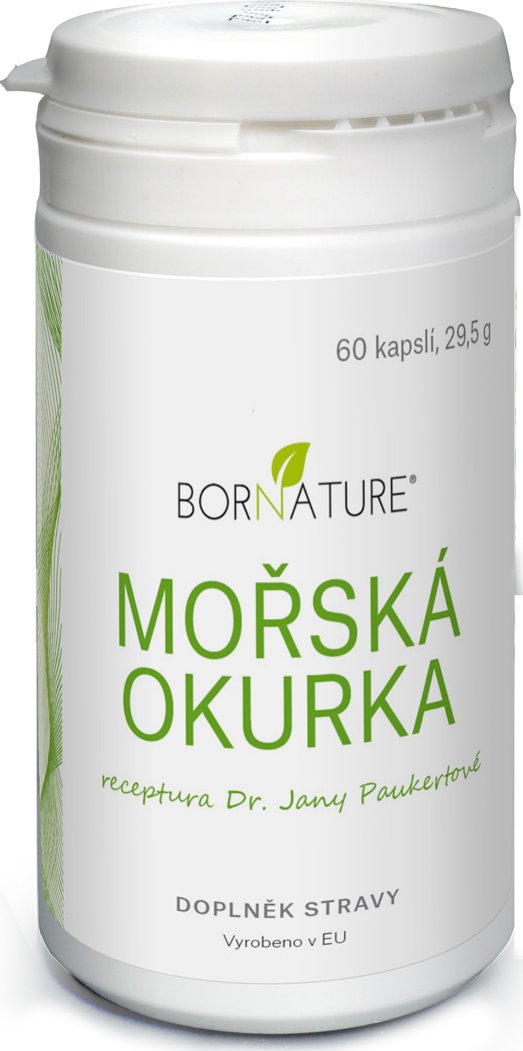 Bornature Mořská okurka (Cucumaria frondosa) 60 kapslí po 400 mg