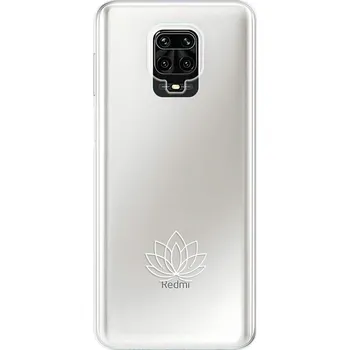 Odolné silikonové pouzdro iSaprio - čiré - Lotos - Xiaomi Redmi Note 9 Pro / Note 9S