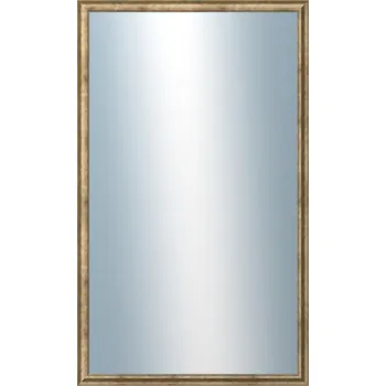 Zrcadlo DANTIK - Zarámované zrcadlo - rozměr s rámem cca 60x100 cm z lišty TRITON bílý bronz (2140)