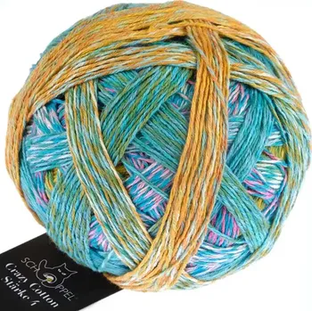 Příze Schoppel Wolle Crazy Cotton Starke 4 2367 Sommermärchen (Příze Crazy Cotton Starke 4 2367 Sommermärchen)
