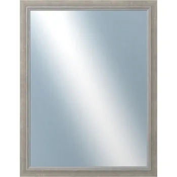 Zrcadlo DANTIK - Zarámované zrcadlo - rozměr s rámem cca 70x90 cm z lišty AMALFI šedá (3113)