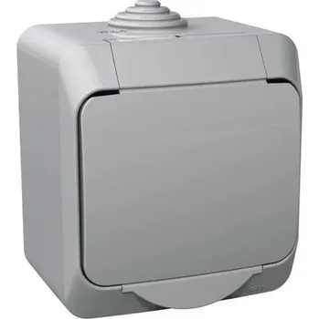 Elektrická zásuvka Zásuvka Schneider Electric WDE000640 Cedar plus 2P+PE šedá