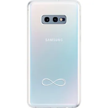 Odolné silikonové pouzdro iSaprio - čiré - Infinity - Samsung Galaxy S10e