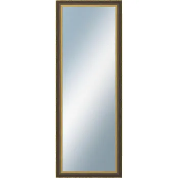 Koupelnový nábytek DANTIK - Zarámované zrcadlo - rozměr s rámem cca 60x160 cm z lišty ZVRATNÁ černozlatá plast (3071)
