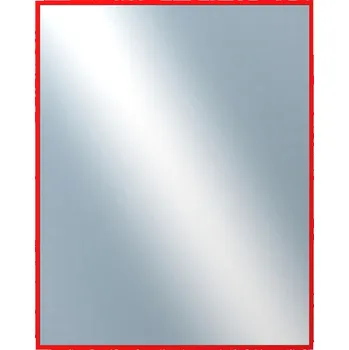 Koupelnový nábytek DANTIK - Zarámované zrcadlo - rozměr s rámem cca 40x50 cm z lišty Hliník červená | P01-098 (7001098)
