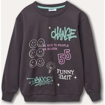 Dívčí mikina Dívčí mikina Dance - grafitová 158