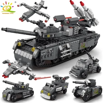 Stavebnice LEGO Vojenský tank WW2 pro děti – stavební hračka | 648 dílků | styl lego