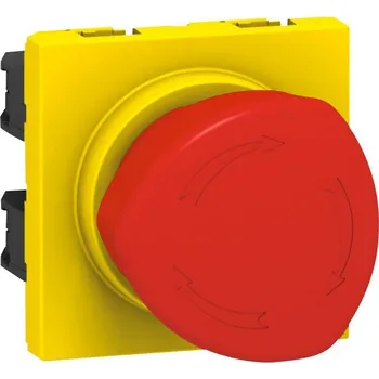 Stykač LEGRAND Spínač MOSAIC 76602 tl.nouz.vyp. 2M 076602