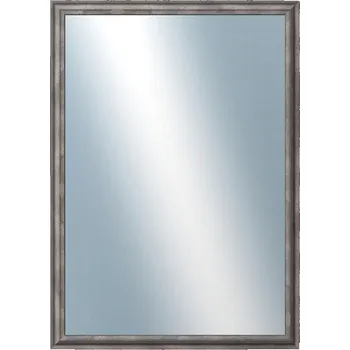 Zrcadlo DANTIK - Zarámované zrcadlo - rozměr s rámem cca 50x70 cm z lišty TRITON cín (2146)