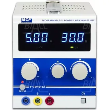 Laboratorní zdroj Laboratorní zdroj programovatelný M50-SP305E 30V/5A DC MCP