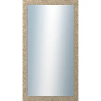 Zrcadlo DANTIK - Zarámované zrcadlo - rozměr s rámem cca 50x90 cm z lišty Golf Champagne (2490)