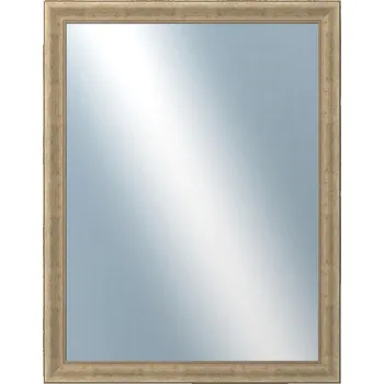 Zrcadlo DANTIK - Zarámované zrcadlo - rozměr s rámem cca 70x90 cm z lišty KŘÍDLO malé zlaté patina (2774)