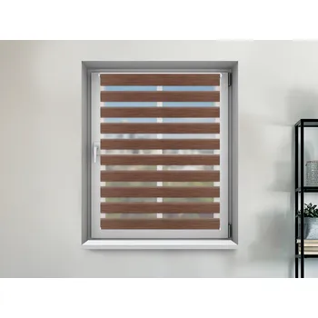 Roleta FEXI Zatemňovací Roleta Den a noc, Nature blackout skořice, A 02907 v POLO kazetě, 150x30 cm